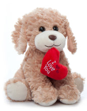 Load image into Gallery viewer, 11" (27cm) Valentines Puppy Dog with I love you Heart - Simply Susan’s