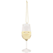 Load image into Gallery viewer, Glass White Wine Ornament
