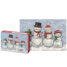 Load image into Gallery viewer, Snowman Family Puzzle