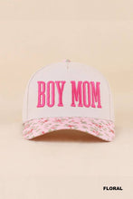 Load image into Gallery viewer, Boy Mom Two Tone Snapback Hat