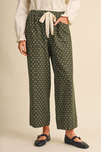 Load image into Gallery viewer, CATHERINE POLKA DOT WIDE LEG CROPPED PANTS
