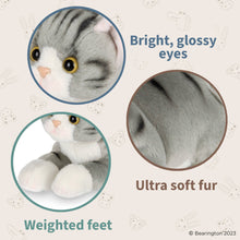 Load image into Gallery viewer, Lil' Socks the Gray Cat - Simply Susan’s