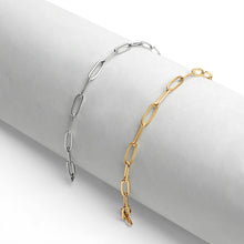 Load image into Gallery viewer, Stainless Steel Paperclip Chain Bracelet
