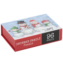 Load image into Gallery viewer, Snowman Family Puzzle