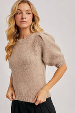Load image into Gallery viewer, BAILEY PUFF SLEEVED KNIT SWEATER