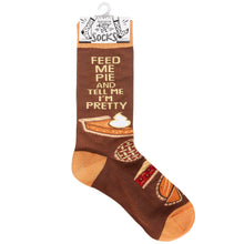 Load image into Gallery viewer, Feed Me Pie Socks