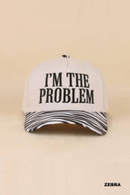 Load image into Gallery viewer, I'm The Problem Two Tone Snapback Hat