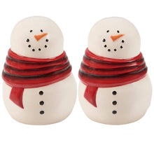 Load image into Gallery viewer, Snowmen Salt And Pepper Shakers