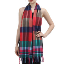 Load image into Gallery viewer, Plaid Tartan Lightweight Cashmere Feel Scarf - Simply Susan’s