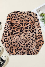Load image into Gallery viewer, Zoey Leopard Mesh Long Sleeve Top