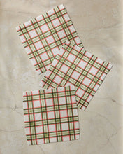 Load image into Gallery viewer, Stocking Plaid Dishcloth Set - Holiday 2026