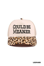 Load image into Gallery viewer, Could Be Meaner Two Tone Mesh Snapback Hat