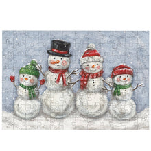 Load image into Gallery viewer, Snowman Family Puzzle