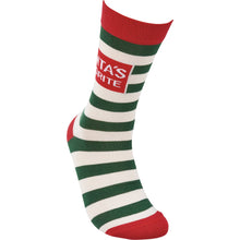 Load image into Gallery viewer, Santa's Favorite Socks