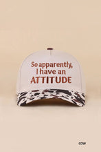 Load image into Gallery viewer, So Apparently, I Have An Attitude Two Tone Snapback Hat