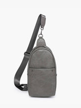 Load image into Gallery viewer, Pamela Sling Bag w/ Dbl Zip & Removable Strap