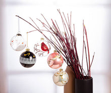 Load image into Gallery viewer, Cardinal in Trees Ball Orn-2.75"D-485