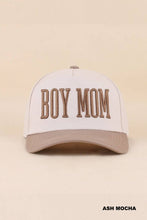 Load image into Gallery viewer, Boy Mom Two Tone Snapback Hat