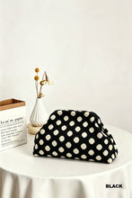 Load image into Gallery viewer, Polka Dot Clasp Clutch Bag