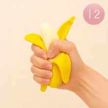 Load image into Gallery viewer, Banana Peel Squeeze Squishy Stress Relief Toy