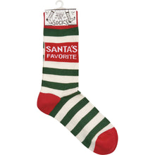 Load image into Gallery viewer, Santa's Favorite Socks