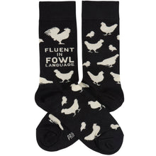 Load image into Gallery viewer, Fluent In Fowl Language Socks