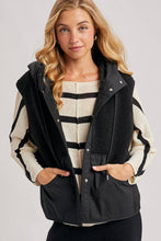 Load image into Gallery viewer, JUNIPER SHERPA FLEECE HOODED VEST - Simply Susan’s