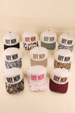 Load image into Gallery viewer, Boy Mom Two Tone Snapback Hat