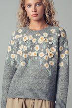 Load image into Gallery viewer, Maeve Floral Knit Sweater