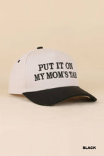 Load image into Gallery viewer, Put It On My Mom's Tab Two Tone Snapback Hat