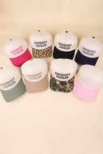 Load image into Gallery viewer, Somebody's Problem Two Tone Canvas Cotton Cap