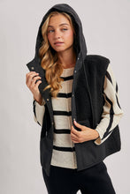Load image into Gallery viewer, JUNIPER SHERPA FLEECE HOODED VEST - Simply Susan’s