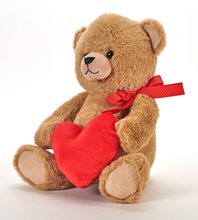 Load image into Gallery viewer, Valentines Classic Bear and Heart 11" (27cm) - Simply Susan’s