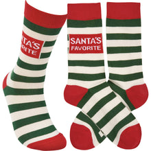 Load image into Gallery viewer, Santa's Favorite Socks