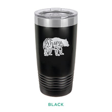 Load image into Gallery viewer, Floral Mama Bear Tumbler