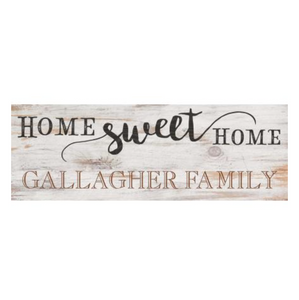 Personalized Home Sweet Home Sign