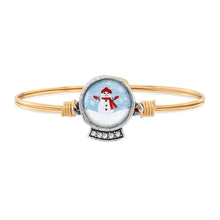 Load image into Gallery viewer, Snow Globe Bangle Bracelet