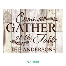 Load image into Gallery viewer, Personalized White Faux Wood Plaque