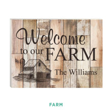 Load image into Gallery viewer, Personalized Light Faux Wood Plaque
