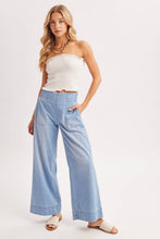 Load image into Gallery viewer, WIDE-LEG DENIM JEANS
