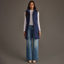 Load image into Gallery viewer, Navy Long Vest
