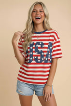 Load image into Gallery viewer, USA STRIPE Tee
