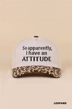 Load image into Gallery viewer, So Apparently, I Have An Attitude Two Tone Snapback Hat
