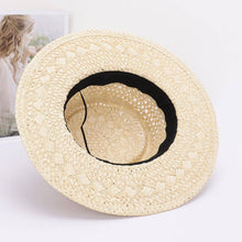 Load image into Gallery viewer, Faux Straw Hat
