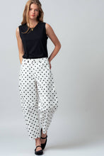 Load image into Gallery viewer, Sloan Polka Dot Print Cotton Barrel Leg Jeans - Simply Susan’s
