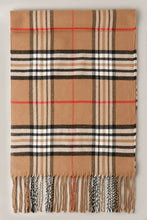 Load image into Gallery viewer, Giant Check Cashmere Feel Muffler Scarf - Simply Susan’s
