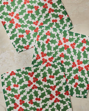 Load image into Gallery viewer, Festive Holly Dishcloth Set - Holiday 2026
