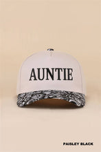 Load image into Gallery viewer, Auntie Two Tone Snapback Hat

