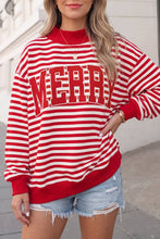Load image into Gallery viewer, MERRY / JOLLY Mockneck Exposed Seam Sweatshirt | S-4X - Simply Susan’s
