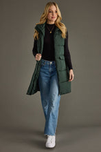 Load image into Gallery viewer, Dk. Green Long Vest
